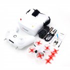 EMAX EZ Pilot 82MM Mini 5.8G Indoor FPV Racing Drone With Camera Goggle Glasses RC Drone 2~3S RTF Version for Beginner White