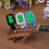 ENO ET 33 Mini Clip on Guitar Tuner Digital LCD Chromatic Guitar Bass Violin Ukulele Chromatic Bass Violin Tuner blue ET 33