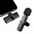 EP033 Wireless Microphone Mini Lapel Microphone For Iphone Android Smartphone Recording Video Blog Interview Type C interface