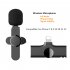 EP033 Wireless Microphone Mini Lapel Microphone For Iphone Android Smartphone Recording Video Blog Interview iOS interface