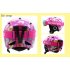 EPS Combo Kids Snow Helmet Matching Goggles Head Protector Skateboard Helmet Warm orange S
