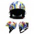 EPS Combo Kids Snow Helmet Matching Goggles Head Protector Skateboard Helmet Warm orange S