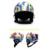 EPS Combo Kids Snow Helmet Matching Goggles Head Protector Skateboard Helmet Warm orange M