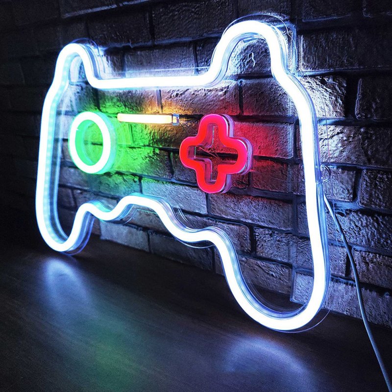 Gaming Neon Sign Gamer Wall Game Room Decor Gamer Gifts Neon Sign Wall Lights LED Sign 