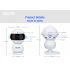 ESCAM QF200 960P Mini Robot IP Camera with wireless support and AP hotspot is quick and easy to set up and delivers HD footage to your phone