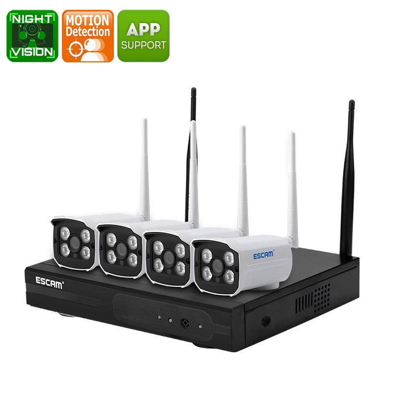  4 Channel NVR Security Kit ESCAM WNK403