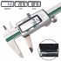 ET50 150MM Digital Caliper Measuring Tool Stainless Steel Fraction MM Inch 0 01MM High Precision Measuring Ruler With Large LCD Screen For DIY Household ET50