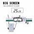 ET50 150MM Digital Caliper Measuring Tool Stainless Steel Fraction MM Inch 0 01MM High Precision Measuring Ruler With Large LCD Screen For DIY Household ET50