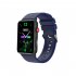 ET620 1 57 inch Smart Watch Waterproof Full Touch Fitness Smart Watch Heart Rate Blood Oxygen Monitor Message Reminder Fitness Tracker For Men Women red tape