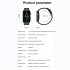 ET620 1 57 inch Smart Watch Waterproof Full Touch Fitness Smart Watch Heart Rate Blood Oxygen Monitor Message Reminder Fitness Tracker For Men Women red tape