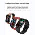ET620 1 57 inch Smart Watch Waterproof Full Touch Fitness Smart Watch Heart Rate Blood Oxygen Monitor Message Reminder Fitness Tracker For Men Women red tape