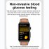 ET620 1 57 inch Smart Watch Waterproof Full Touch Fitness Smart Watch Heart Rate Blood Oxygen Monitor Message Reminder Fitness Tracker For Men Women red tape