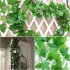 EU 16pcs Plastic Artificial Ivy Leaf Plant Vines Hanging for Home Garden Wedding