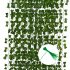 EU 16pcs Plastic Artificial Ivy Leaf Plant Vines Hanging for Home Garden Wedding