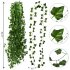 EU 16pcs Plastic Artificial Ivy Leaf Plant Vines Hanging for Home Garden Wedding