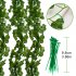 EU 16pcs Plastic Artificial Ivy Leaf Plant Vines Hanging for Home Garden Wedding