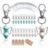 EU 20pcs Hanging Pendant Key Chain Yarn Bag Label Guardian Angel Shape for Wedding Birthday Party