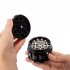 EU 63mm Herb Grinder 4 layer Aluminum Alloy Smooth Plate Cigarette Crusher Black