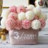 EU 6pcs Artificial Flower Bridal Wedding Bouquet Home Garden Party Decoration Pink