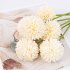 EU 6pcs Artificial Flower Bridal Wedding Bouquet Home Garden Party Decoration Milky White