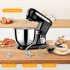 EU ACEKOOL Stand Mixer 4QT 6 Speeds Tilt Head Small Food Mixers Black UK Plug
