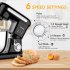 EU ACEKOOL Stand Mixer 4QT 6 Speeds Tilt Head Small Food Mixers Black UK Plug