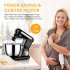 EU ACEKOOL Stand Mixer 4QT 6 Speeds Tilt Head Small Food Mixers Black UK Plug