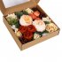 EU Artificial Flowers Box DIY Simulation Rose Hand Bouquet for Valentine Day Wedding Chrysanthemum Pink