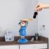 EU Colorful Resin Tray Ornaments Abstract Dreamland Pacifier Girl Shaped Sculpture Candy Pallet Pacifier Girl Blue