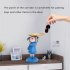 EU Colorful Resin Tray Ornaments Abstract Dreamland Pacifier Girl Shaped Sculpture Candy Pallet Pacifier Girl Blue