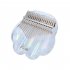 EU Kalimba Acrylic 17 Key Transparent Thumb Piano with Tuner Hammer