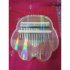 EU Kalimba Acrylic 17 Key Transparent Thumb Piano with Tuner Hammer