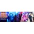 EU Litake 4pcs Portable Led Disco Crystal Ball Party Lights with Remote Control EU Plug