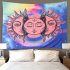 EU Sun Moon Pattern Background Cloth Wall Tapestry Beach Towels 150cm x 200cm