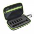 EVA Case for Philips Norelco OneBlade Electric Trimmer and Shaver QP2520 90 QP2520 70 Hard Shell Organizer Storage Bag green