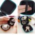 EVA Earphone Protective Bag Box Digital Charger Headphone Storage Bag Usb Data Cable Organizer Carrying Pouch Blue