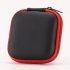 EVA Earphone Protective Bag Box Digital Charger Headphone Storage Bag Usb Data Cable Organizer Carrying Pouch Blue