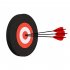 EVA Foams Archery Arrows Target 3D Board Round Bow Practice Move Target Board For Outdoor Trainning Practcing black and red target