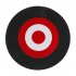 EVA Foams Archery Arrows Target 3D Board Round Bow Practice Move Target Board For Outdoor Trainning Practcing black and red target