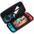 EVA Waterproof Hard Shield Protective Case Portable Carrying Case with Detachable Hand Wrist Strap for Nintendo Switch