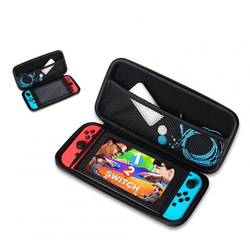 US EVA Waterproof Hard Shield Protective Case Portable Carrying Case with Detachable Hand Wrist Strap for Nintendo Switch