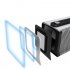 EWA D560 Portable 2 Channel Stereo Strong Bass High power Loudspeaker for Outdoor Street Party Used