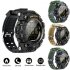 EX16S Waterproof Smart Sport Watch Bluetooth Pedometer Men Wristwatch Camouflage khaki 