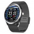 N58 Smart Watch Sports Bracelet - Black Steel