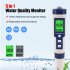 EZ 9909 5 In 1 Multi functional Water Quality Monitor Tester TDS EC PH Salinity Temperature Meter Test Pen as picture show