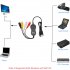 EZCAP159 USB 2 0 Audio Video Capture Card Convert Analog Video Audio to Digital Format for Windows Mac OS 10 14 Win10 64bit gray