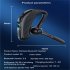 Ear Hook Business Handsfree Headset Sound activated X5 Wireless Bluetooth compatible Earphones Digital Display Black