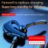 Ear Hook Business Handsfree Headset Sound activated X5 Wireless Bluetooth compatible Earphones Digital Display Black