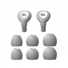 Ear Plugs For Sleeping Soft Reusable Silicone Noise Cancelling Earplugs Hearing Protection Sound Blocking Ear Plugs gray