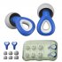 Ear Plugs For Sleeping Soft Reusable Silicone Noise Cancelling Earplugs Hearing Protection Sound Blocking Ear Plugs gray